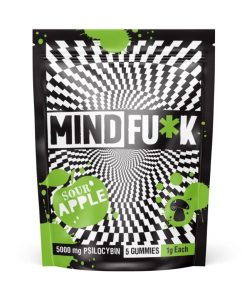 Mindfuck Saure Apfel-Pilz-Gummibärchen – 5000 mg