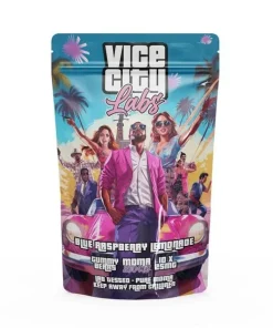 Vice City Labs – Blaue Himbeer-MDMA-Gummibärchen – 250 mg